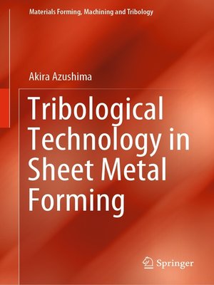 cover image of Tribological Technology in Sheet Metal Forming